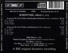 Oleh Krysa, Malmö SymfoniOrkester, Eri Klas: Schnittke: Violin Concertos No.3 & 4 - CD Foto #2