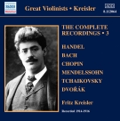 Fritz Kreisler: Kreisler: The Complete Recordings, Vol. 3 (1914-1916) - CD Foto #1