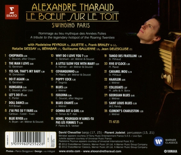 Alexandre Tharaud: Le Boeuf Sur Le Toit / Swinging Paris - CD Foto #2