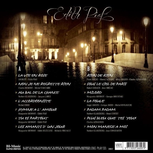 Édith Piaf: The Very Best Of Edith Piaf - Plak Foto #2