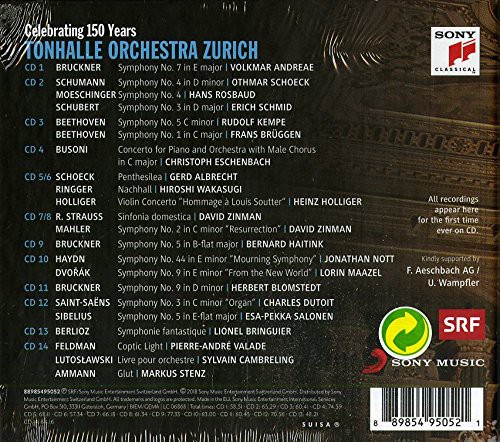 Tonhalle Orchester Zurich: Celebrating 150 Years - CD Foto #2
