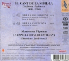 Montserrat Figueras, La Capella Reial de Catalunya, Jordi Savall: El Cant de la Sibilla Mallorca - Valencia (1400-1560) - SACD Foto #2