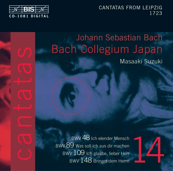 Bach Collegium Japan, Masaaki Suzuki: J.S. Bach: Cantatas, Vol. 14 (BWV 148, 48, 89, 109) - CD Foto #1
