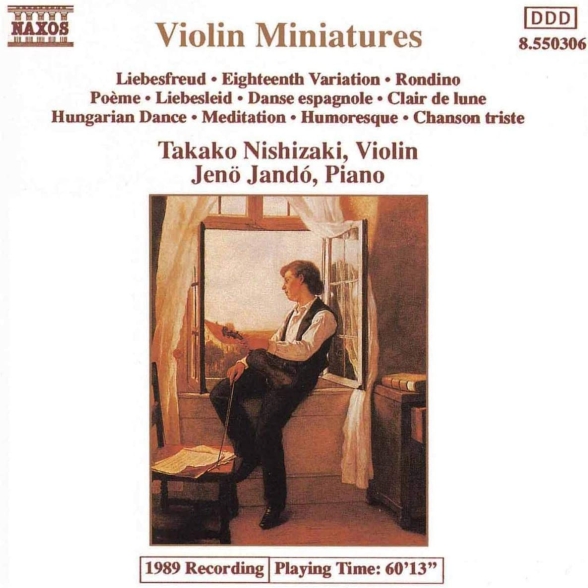 Takako Nishizaki, Jenö Jandó: Violin Miniatures - CD Foto #1