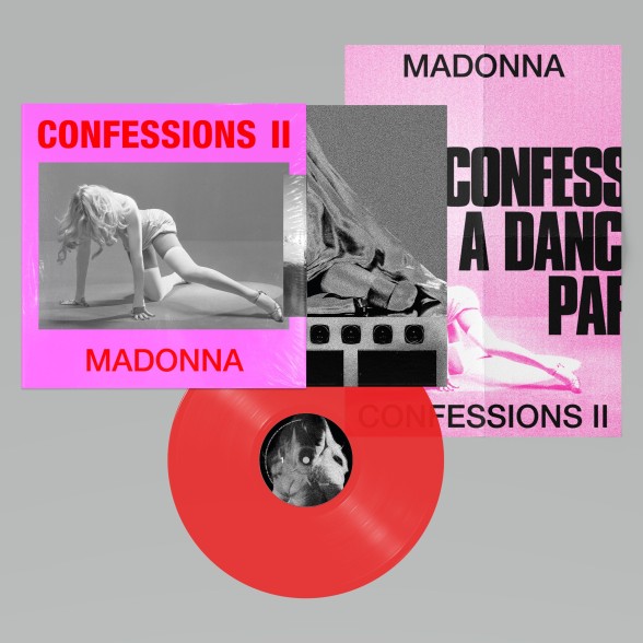 Madonna: Confessions II (Limited Edition) (Translucent Red Vinyl) - Plak Foto #2