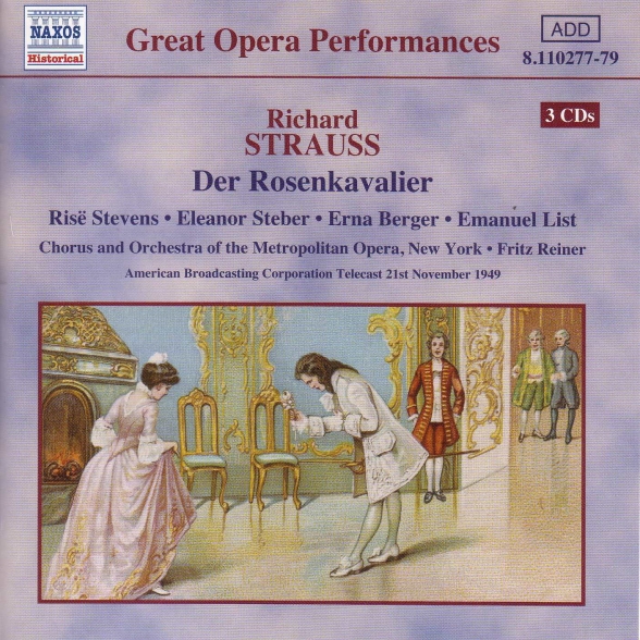 Strauss, R.: Rosenkavalier (Der) (Stevens, Steber / Metropolitan Opera / Reiner) (1949) - CD Foto #1