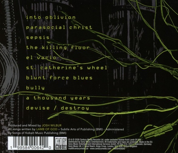 Lamb Of God: Into Oblivion - CD Foto #2