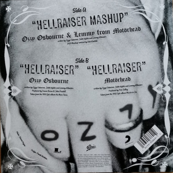 Ozzy Osbourne, Motörhead: Hellraiser (Limited Edition) - Single Plak Foto #2
