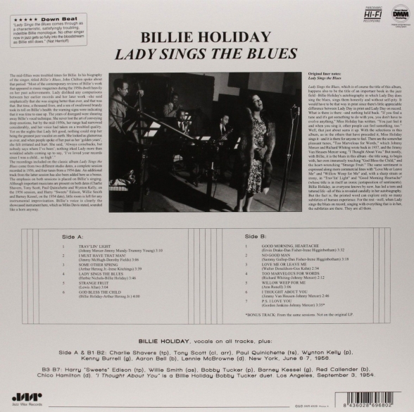 Billie Holiday: Lady Sings The Blues - Plak Foto #2