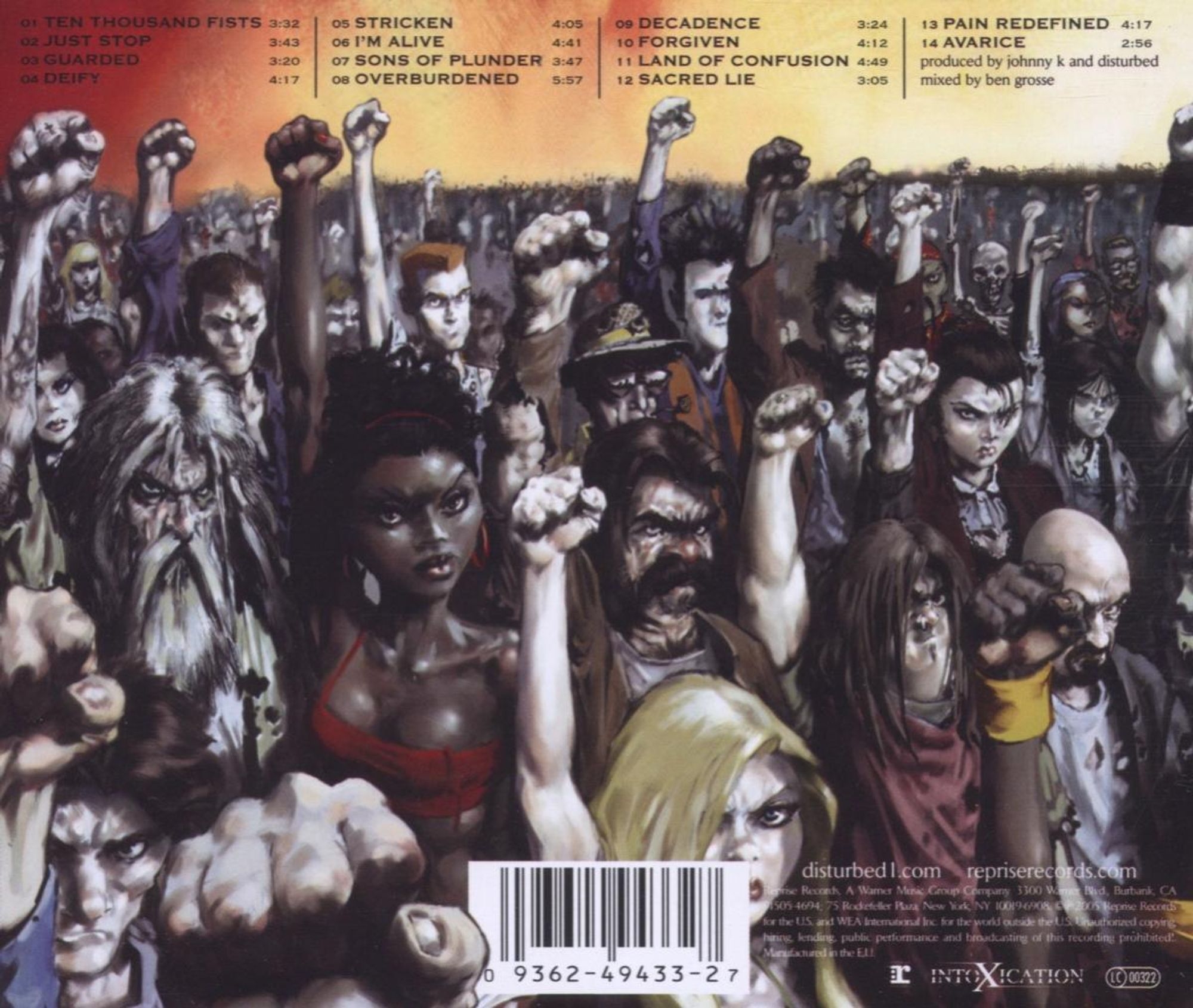 Disturbed: Ten Thousand Fists - CD | Opus3a