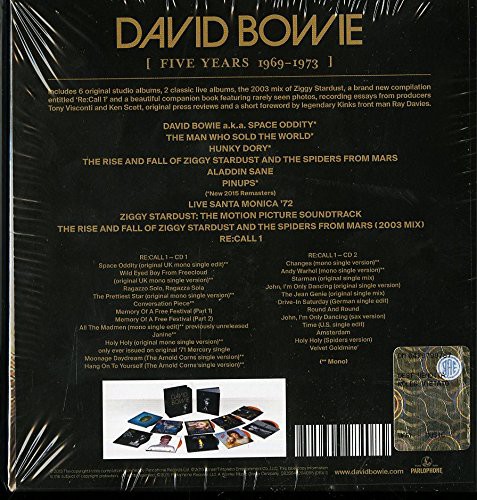 David Bowie: Five Years (1969-1973) - CD | Opus3a