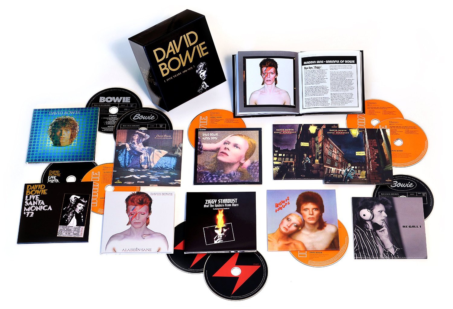 David Bowie Five Years 1969-1973 輸入盤 David Bowie: Five Years (1969-1973) - CD | Opus3a