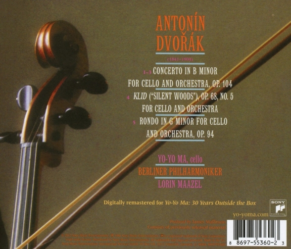 Yo-Yo Ma: Dvorak: Cello Concerto Op. 104 - CD Foto #2