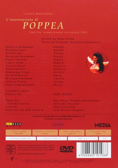 Monteverdi: L'incoronazione di Poppea - DVD Foto #2