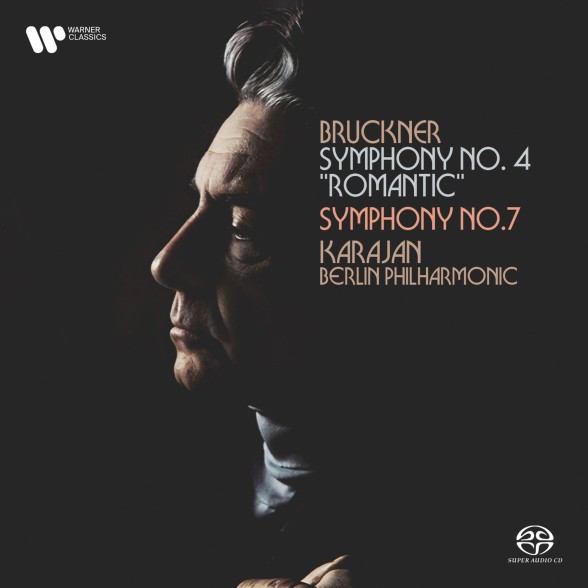 Herbert von Karajan, Berliner Philharmoniker: Bruckner: Symphony No. 4 'Romantic' & Symphony No. 7 - SACD Foto #1