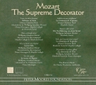 Diana Montague, Elizabeth Futral, Majella Cullagh, The Hanover Band, Charles Mackerras: Mozart: The Supreme Decorator - CD Foto #2