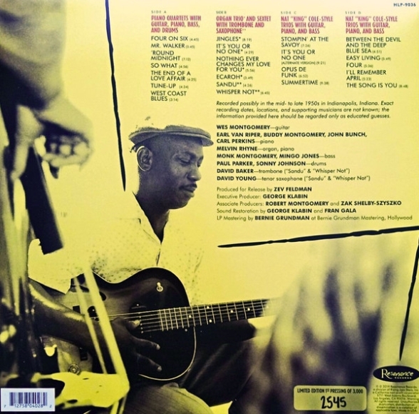 Wes Montgomery: Back On Indiana Avenue (The Carroll DeCamp Recordings) - Plak Foto #2