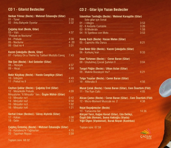 Çeşitli Sanatçılar: Gitarla Buluşma - CD Foto #3