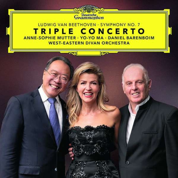 Anne-Sophie Mutter, Yo-Yo Ma, Daniel Barenboim: Beethoven: Triple Concerto,  Symphony No. 7 - Plak Foto #1