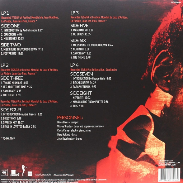 Miles Davis: Bootleg Series 2: Live in Europe '69 - Plak Foto #2