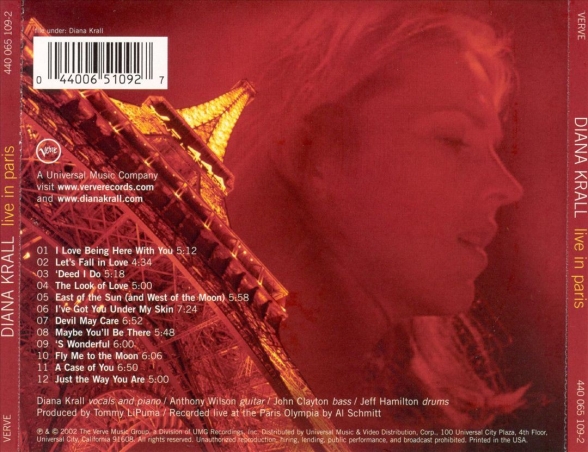 Diana Krall: Live In Paris - CD Foto #2