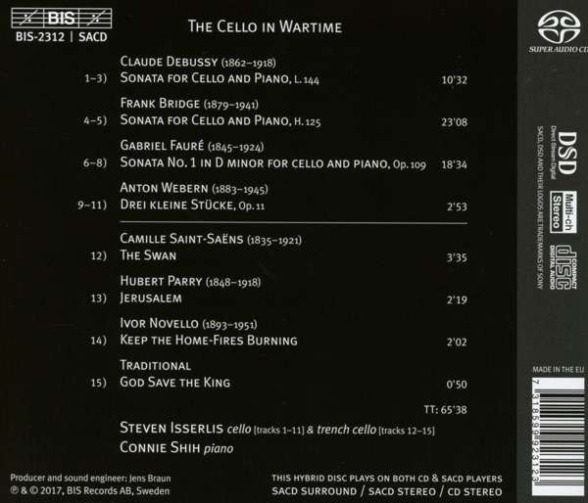 Steven Isserlis, Connie Shih: The Cello in Wartime - SACD Foto #2