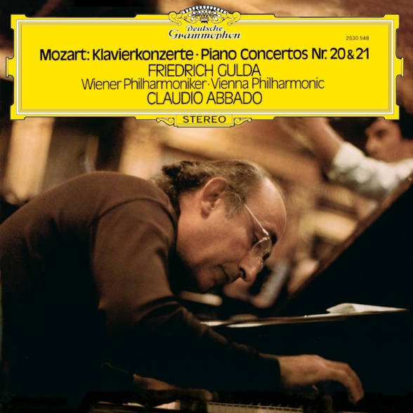 Friedrich Gulda, Wiener Philharmoniker, Claudio Abbado: Mozart: Concertos for Piano and Orchestra Nos. 20 & 21 - Plak Foto #1