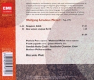 Waltraud Meier, Frank Lopardo, Patrizia Pace, James Morris, Swedish Radio Choir, Berliner Philharmoniker, Riccardo Muti: Mozart: Requiem, Ave Verum Corpus - CD Foto #2