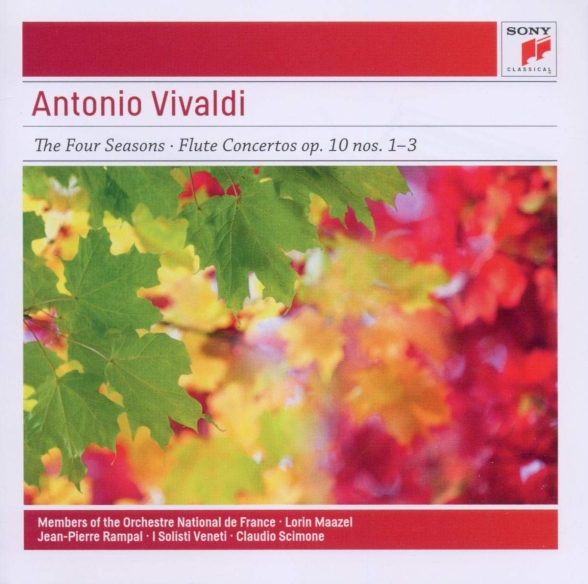 Lorin Maazel, Orchestre National de France, Jean-Pierre Rampal, Claudio Scimone, I Solisti Veneti: Vivaldi: The Four Seasons, Flute Concertos Op. 10 nos 1-3 - CD Foto #1