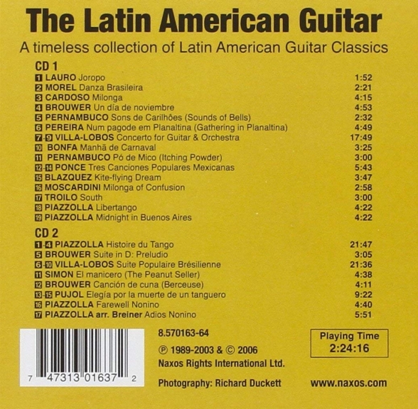 Çeşitli Sanatçılar: The Latin American Guitar - CD Foto #2