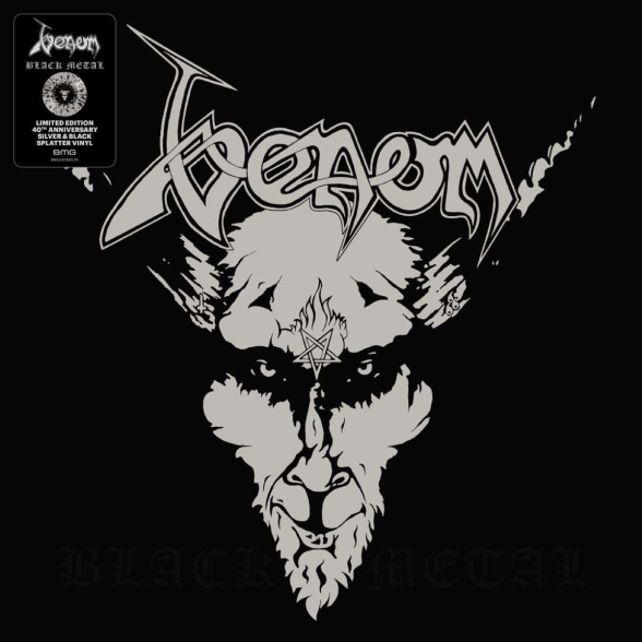 Venom: Black Metal (40th Anniversary Edition - Silver & Black Splatter Vinyl) - Plak Foto #1