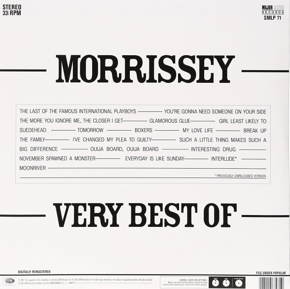 Morrissey: The Very Best of - Plak Foto #2