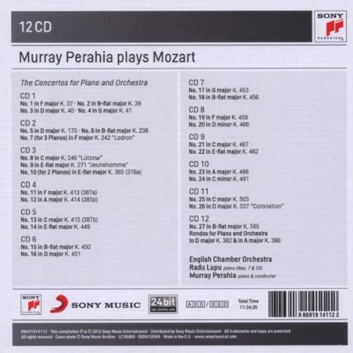 Murray Perahia: Mozart: The Piano Concertos - CD Foto #2
