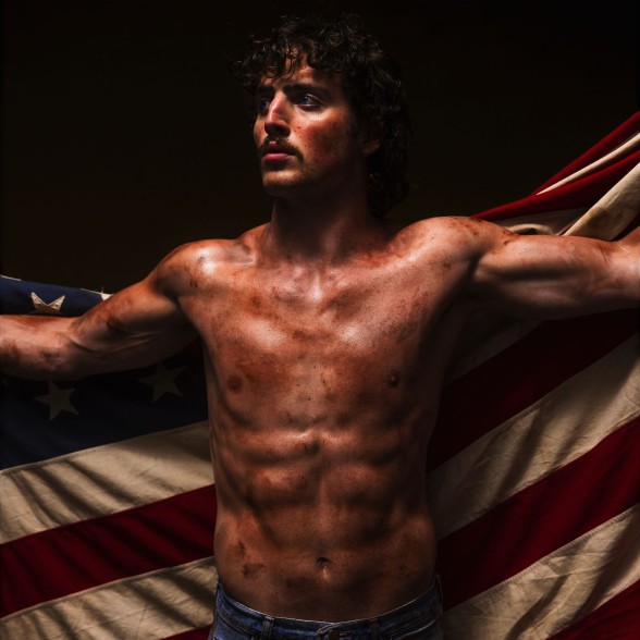 Benson Boone: American Heart (Translucent Red Galaxy Vinyl) - Plak Foto #1