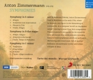 L'Arte del mondo, Werner Ehrhardt: Anton Zimmermann: Symphonies - CD Foto #2