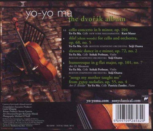Yo-Yo Ma: Dvorak Album - CD Foto #2