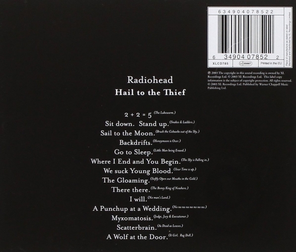 Radiohead: Hail To The Thief - CD Foto #2