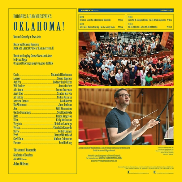 City of London Sinfonia, John Wilson: Oklahoma! - Plak Foto #2