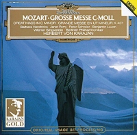 Berliner Philharmoniker, Barbara Hendricks, Herbert von Karajan, Benjamin Luxon, Janet Perry, Peter Schreier, Wiener Singverein: Mozart: Grosse Messe C-Moll - CD