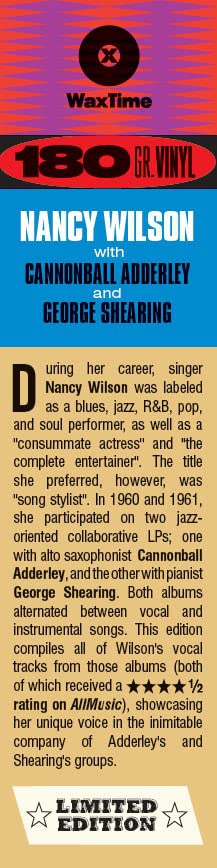 Nancy Wilson: With Cannonball Adderley & George Shearing - Plak Foto #3