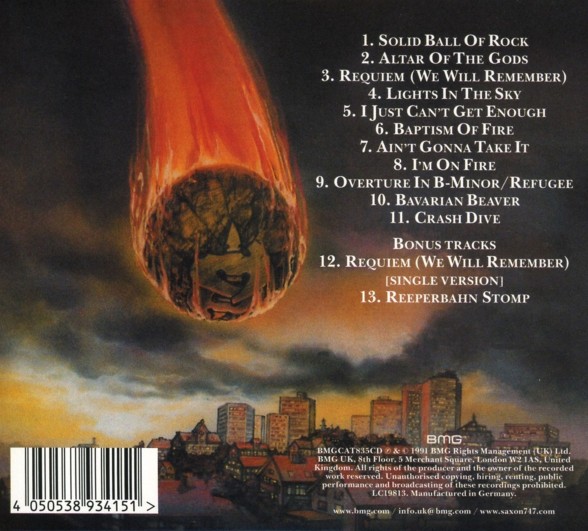 Saxon: Solid Ball Of Rock - CD | Opus3a