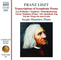 Sergio Monteiro: Liszt: Transcriptions Of Symphonic Poems - CD