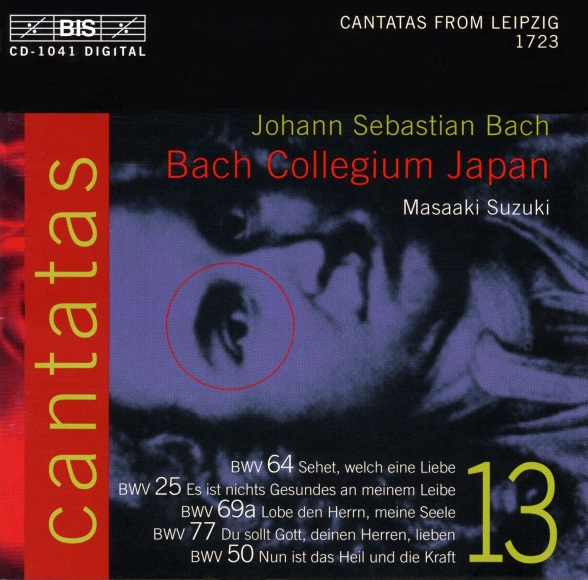 Bach Collegium Japan, Masaaki Suzuki: J.S. Bach: Cantatas, Vol. 13 (BWV 64, 25, 69a, 77, 50) - CD Foto #1