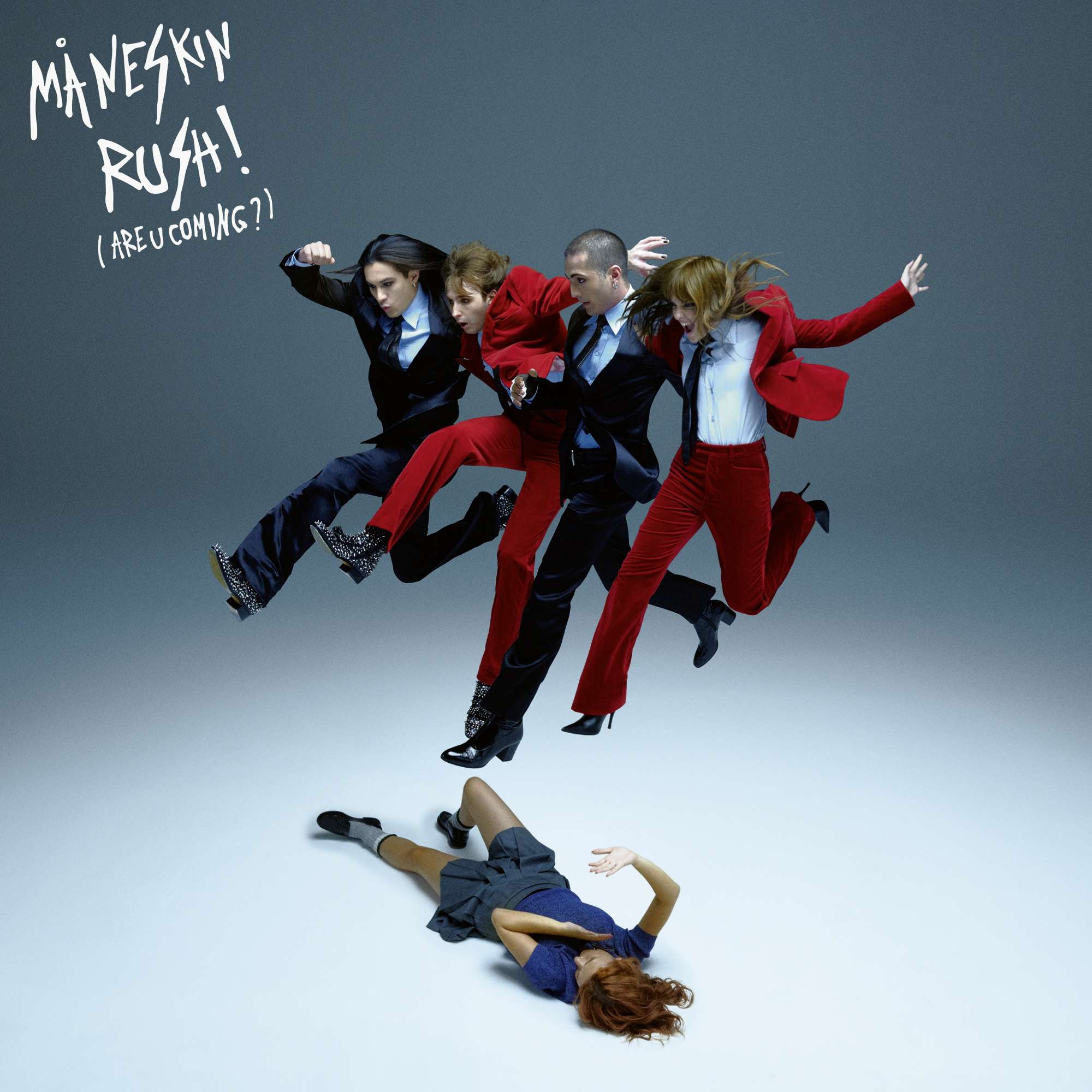 Måneskin: Rush! (Are U Coming? - Pink & Red Splatter Vinyl) - Plak