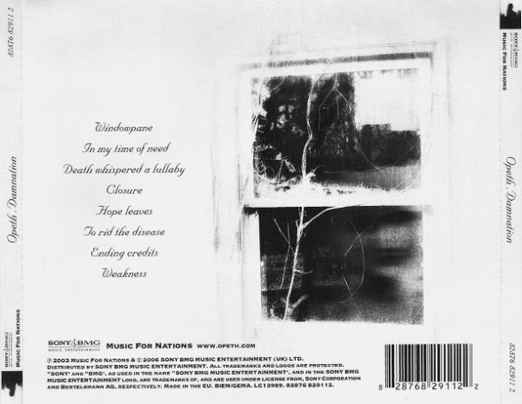 Opeth: Damnation - CD Foto #2