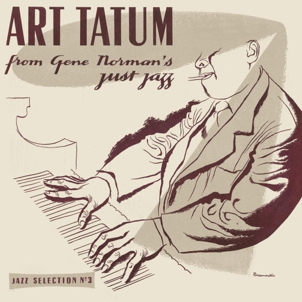 Art Tatum From Gene Norman's Just Jazz (Red - Brown Vinyl) - Plak Foto #1