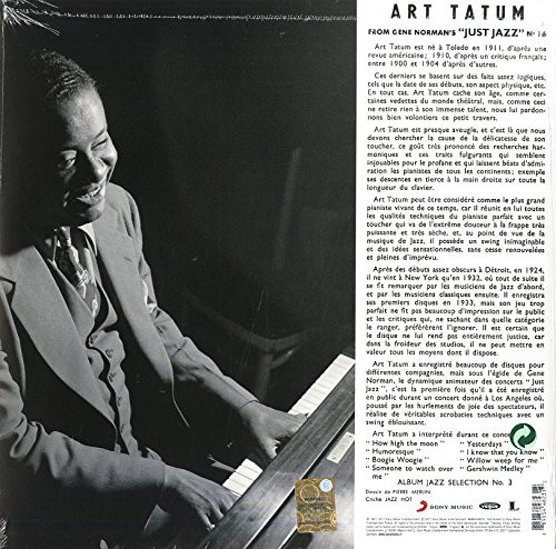 Art Tatum From Gene Norman's Just Jazz (Red - Brown Vinyl) - Plak Foto #2