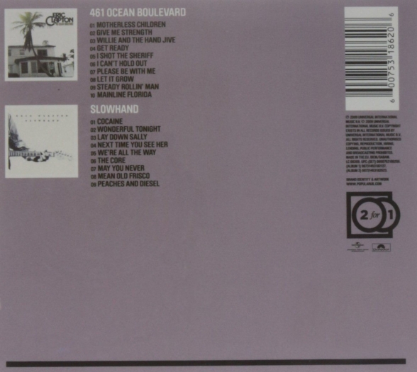 Eric Clapton: 461 Ocean Boulevard / Slowhand - CD Foto #2