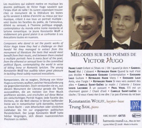 Konstantin Wolff, Trung Sam: Victor Hugo en musique - CD Foto #2