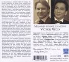 Konstantin Wolff, Trung Sam: Victor Hugo en musique - CD Foto #2